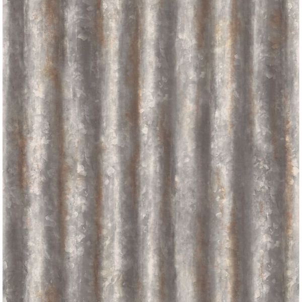 a street prints Corrugated Metal Charcoal Industrial Texture