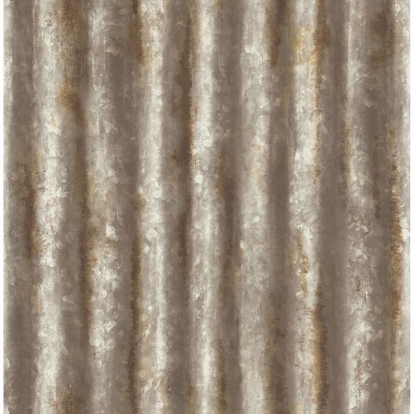 a street prints Corrugated Metal Rust Industrial Texture