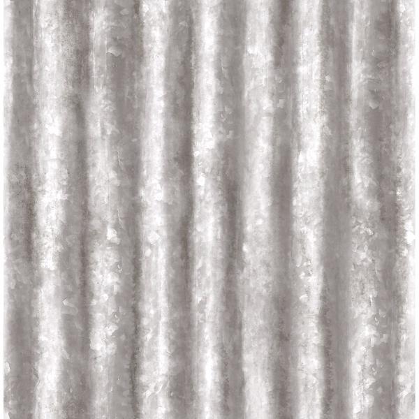 a street prints Corrugated Metal Silver Industrial Texture