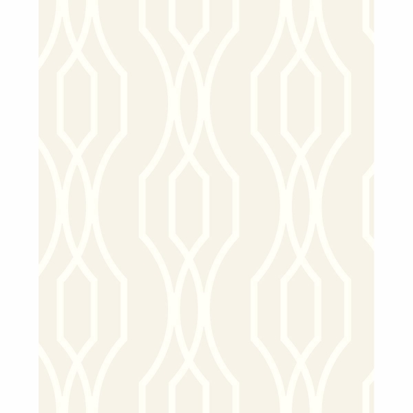 a street prints Coventry Eggshell Trellis Wallpaper