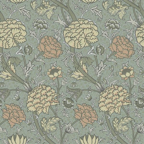 a street prints Cray Light Blue Floral Trail Wallpaper