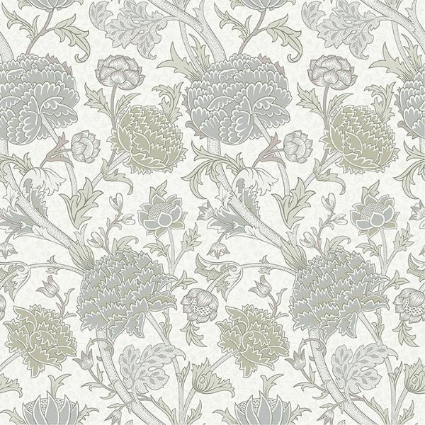 a street prints Cray Light Green Floral Trail Wallpaper