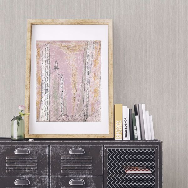 A Street Prints Crewe Grey Plywood Texture Wallpaper