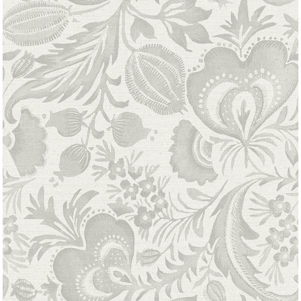 a street prints Culver Grey Jacobean Wallpaper by Scott Living