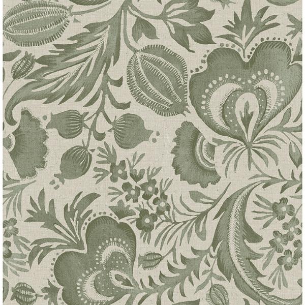 a street prints Culver Moss Jacobean Wallpaper by Scott Living