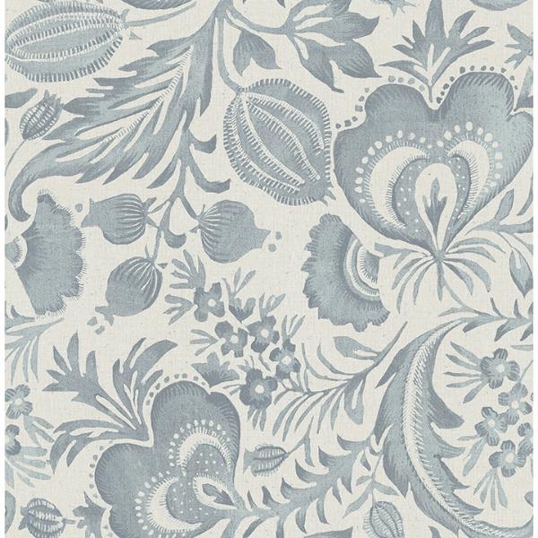 a street prints Culver Slate Jacobean Wallpaper by Scott Living