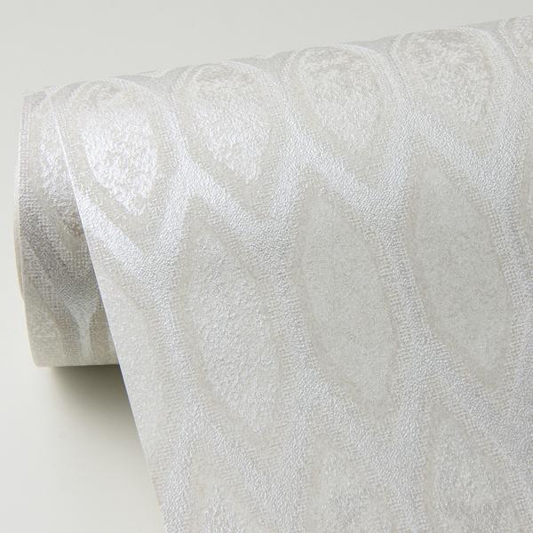 a street prints Damour Cream Hexagon Ogee Wallpaper