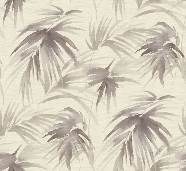a street prints Darlana Pewter Grasscloth Wallpaper- Scott Living