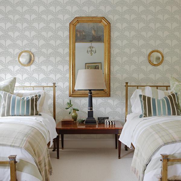 A Street Prints Dawson Light Grey Magnolia Tree Wallpaper