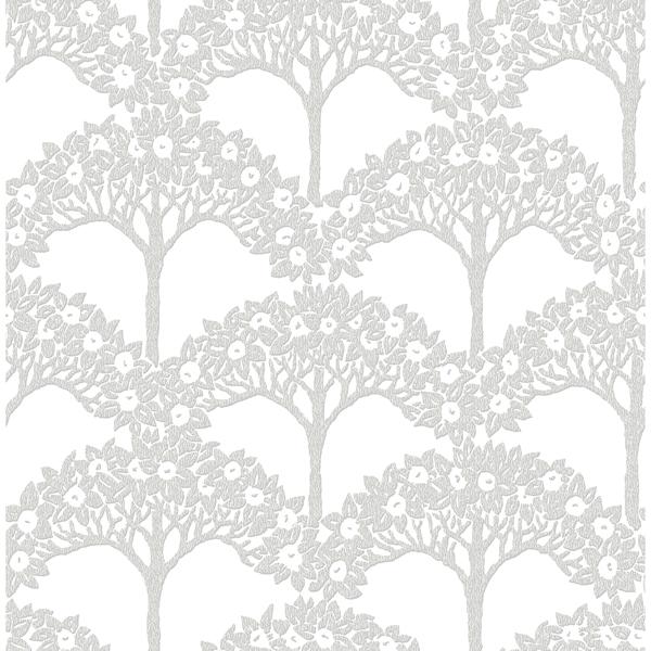 a street prints Dawson Light Grey Magnolia Tree Wallpaper