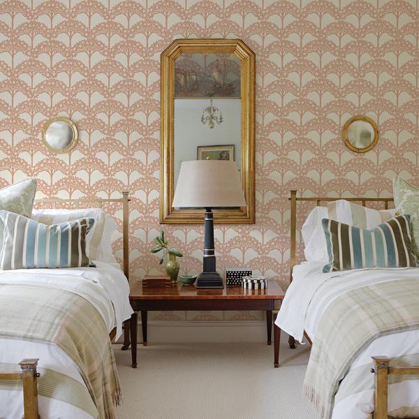 A Street Prints Dawson Rust Magnolia Tree Wallpaper