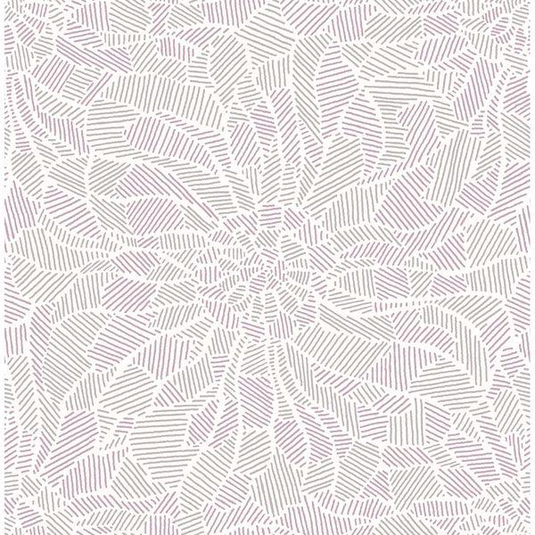 a street prints Daydream Purple Abstract Floral Wallpaper