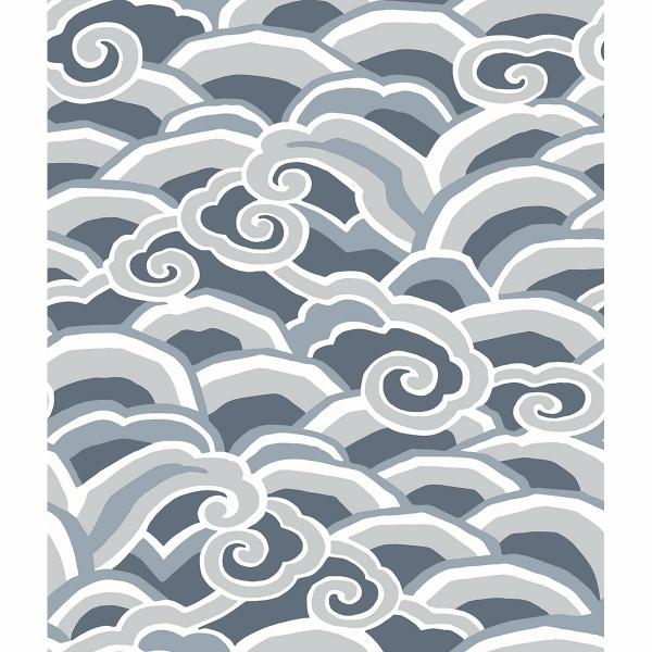 a street prints Decowave Denim Wallpaper by Sarah Richardson