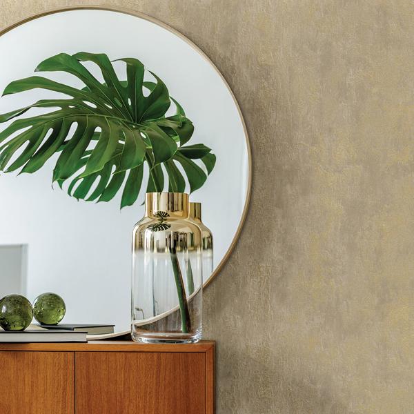 A Street Prints Deimos Gold Distressed Texture Wallpaper