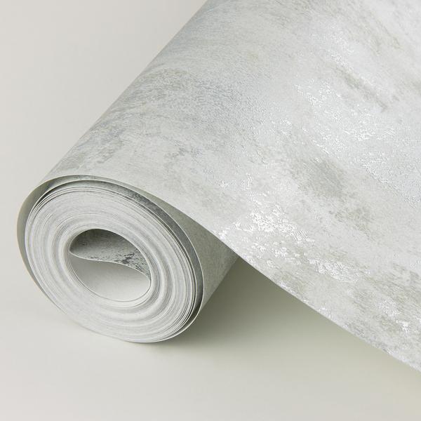 A Street Prints Deimos Silver Distressed Texture Wallpaper