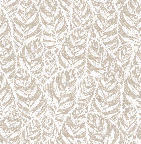 a street prints Del Mar Beige Botanical Wallpaper- Scott Living