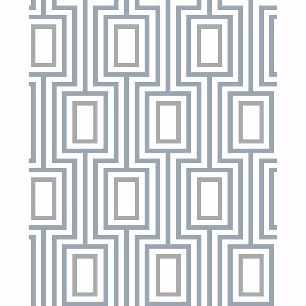 a street prints Denim Metro Mod Wallpaper by Sarah Richardson