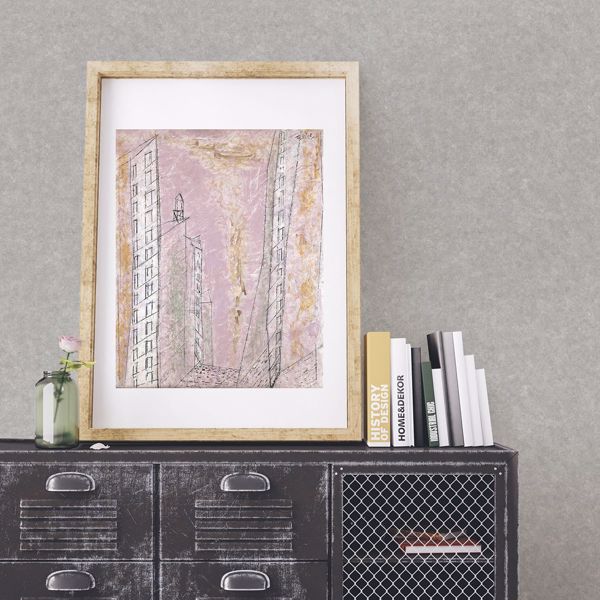 A Street Prints Duchamp Silver Metallic Texture Wallpaper