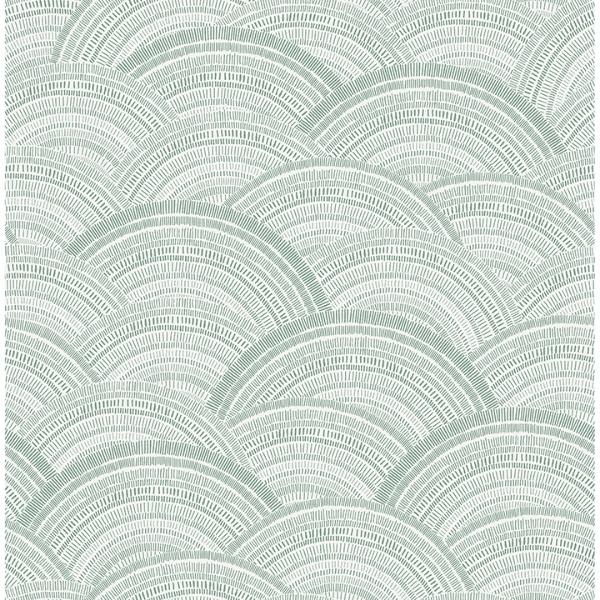a street prints Encircle Sea Green Geometric Wallpaper