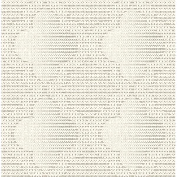 a street prints Ernest Taupe Quilted Quatrefoil Wallpaper