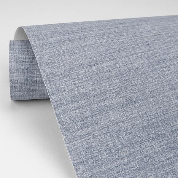 A Street Prints Essence Light Blue Linen Texture Wallpaper