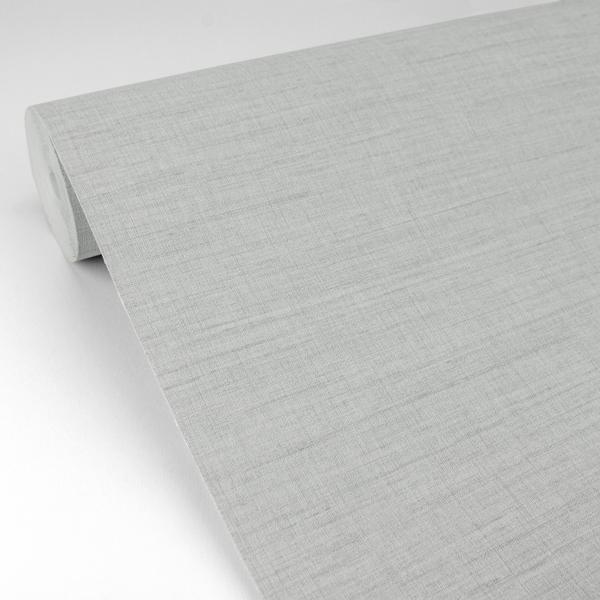 A Street Prints Essence Light Grey Linen Texture Wallpaper