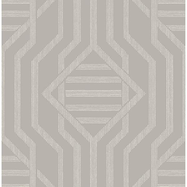 a street prints Essex Light Grey Geometric Wallpaper