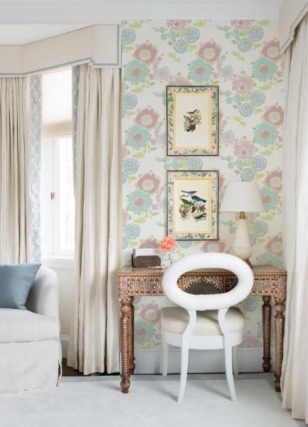 A Street Prints Essie Pastel Painterly Floral Wallpaper