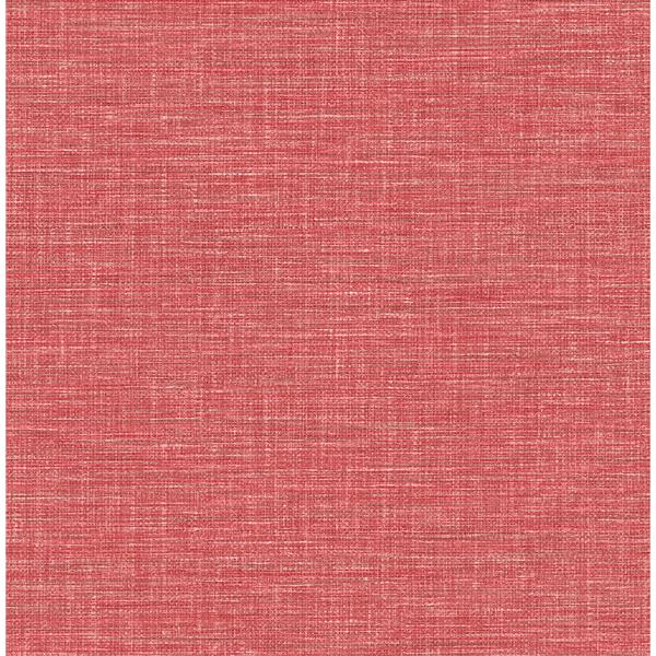 a street prints Exhale Coral Woven Texture Wallpaper