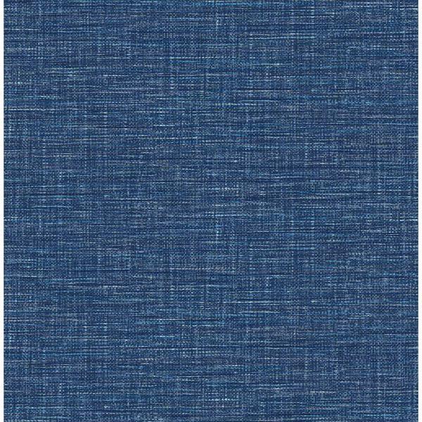 a street prints Exhale Dark Blue Faux Grasscloth Wallpaper