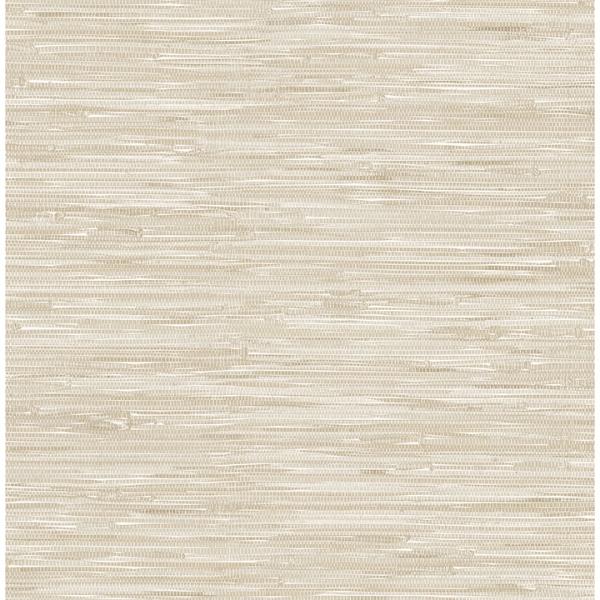 a street prints Exhale Dove Woven Faux Grasscloth Wallpaper