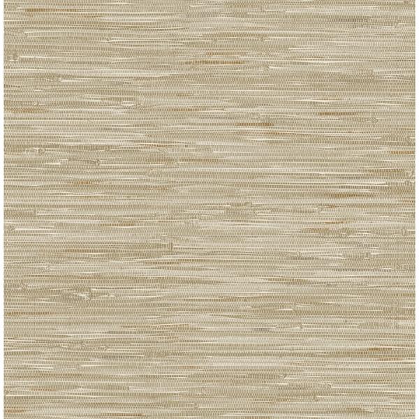 a street prints Exhale Light Brown Woven Faux Grasscloth Wallpaper