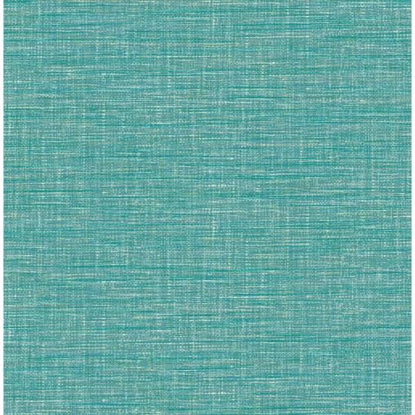 a street prints Exhale Turquoise Woven Texture Wallpaper