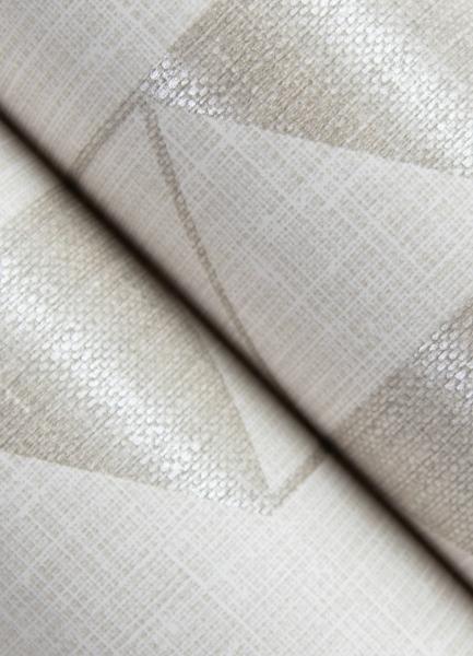 A Street Prints Fairbank Champagne Linen Geometric Wallpaper By Scott Living