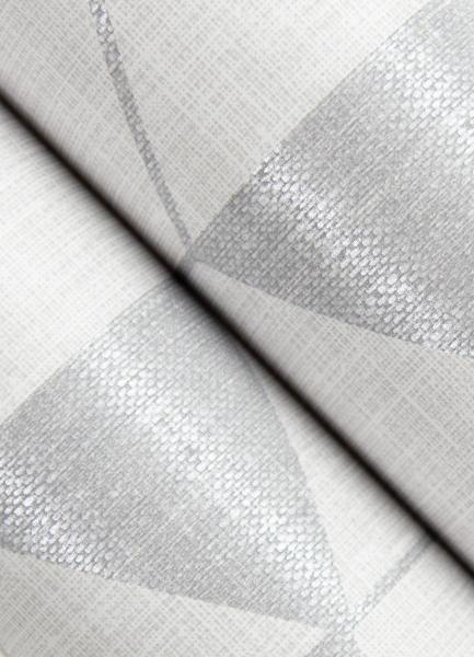 A Street Prints Fairbank Silver Linen Geometric Wallpaper By Scott Living