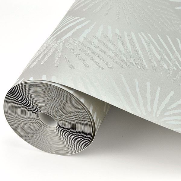 A Street Prints Feliz Champagne Beaded Ogee Wallpaper