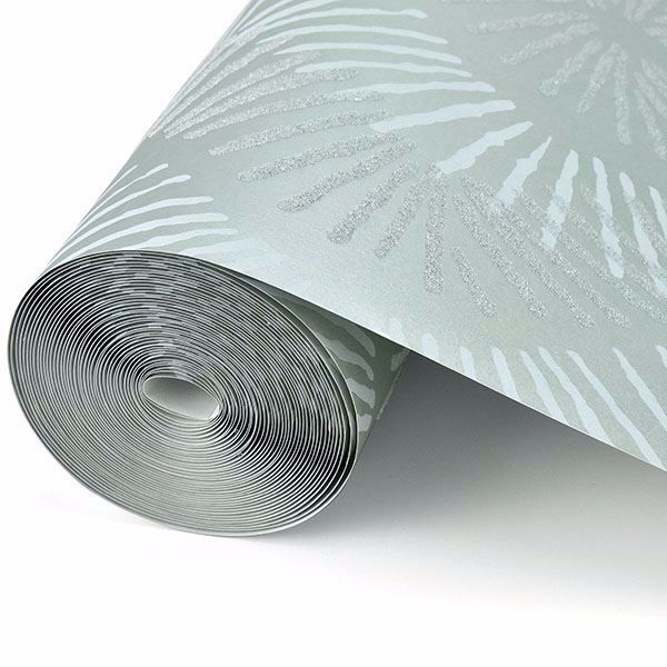 A Street Prints Feliz Seafoam Beaded Ogee Wallpaper