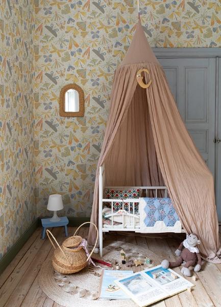 A Street Prints Flyga Gold Butterfly Bonanza Wallpaper