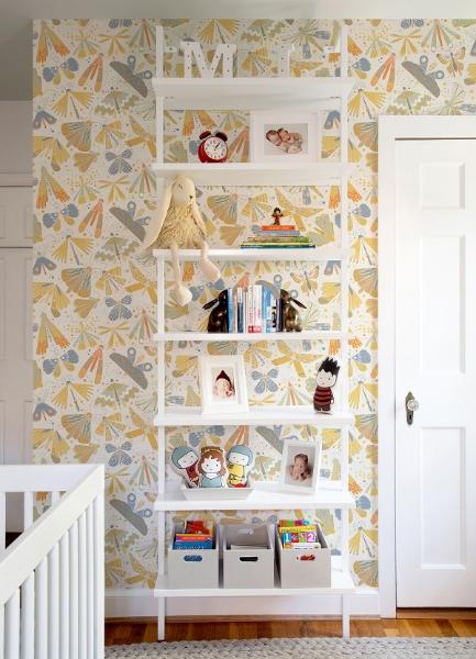 A Street Prints Flyga Gold Butterfly Bonanza Wallpaper