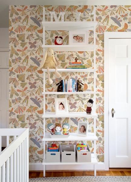 A Street Prints Flyga Moss Butterfly Bonanza Wallpaper