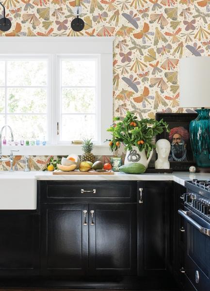 A Street Prints Flyga Moss Butterfly Bonanza Wallpaper