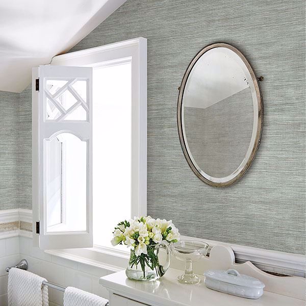 A Street Prints Fog Faux Grass Wallpaper By Sarah Richardson