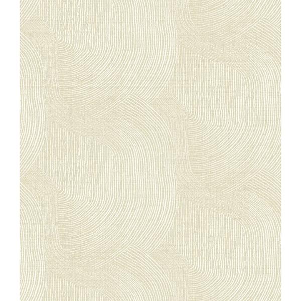 a street prints Folly Champagne Zen Swirls Wallpaper