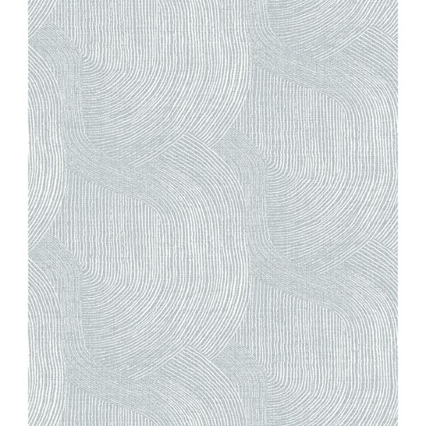 a street prints Folly Light Blue Zen Swirls Wallpaper