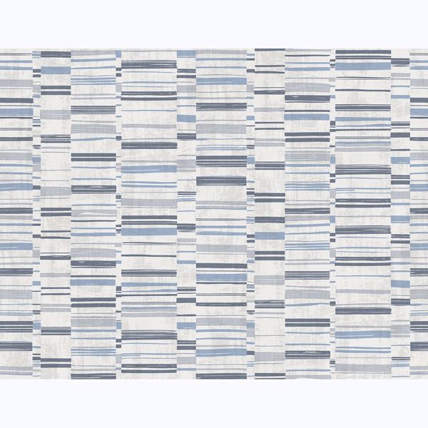 a street prints Fresnaye Blue Linen Stripe Wallpaper