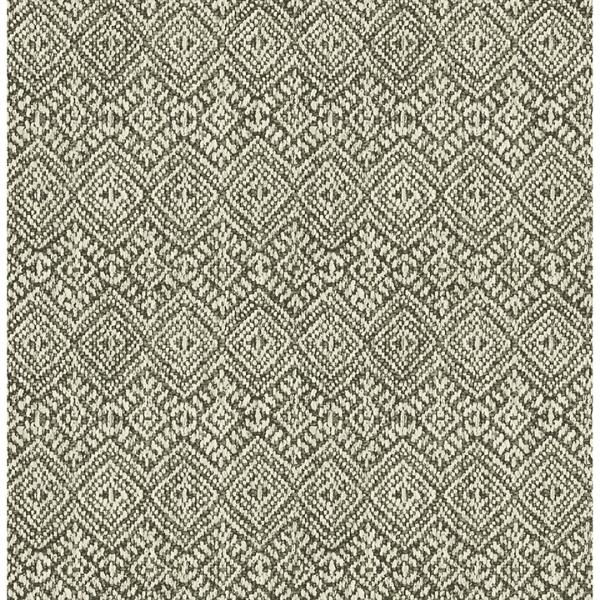 a street prints Gallivant Black Woven Geometric Wallpaper