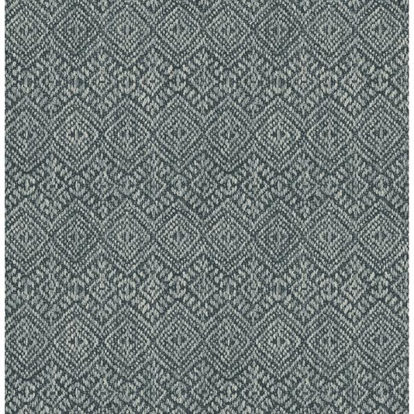 a street prints Gallivant Indigo Woven Geometric Wallpaper