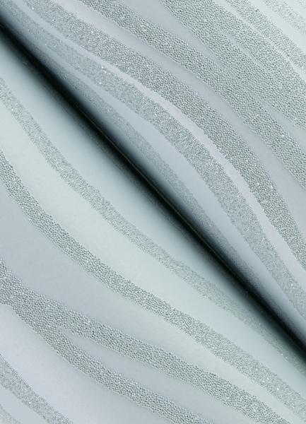 A Street Prints Galyn Sky Blue Pearlescent Wave Wallpaper