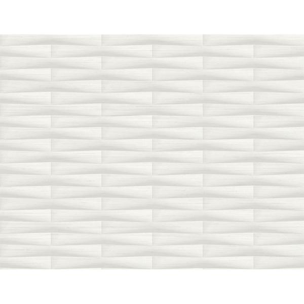 a street prints Gator White Geometric Stripe Wallpaper