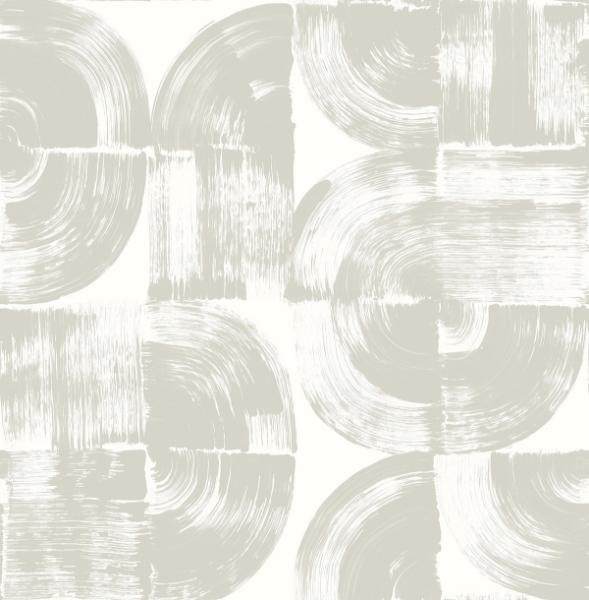 a street prints Giulietta Light Grey Painterly Geometric Wallpaper